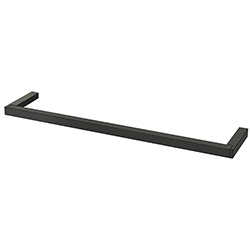PORTE SERVIETTE DOMINO 45 CM CHROME NOIR