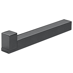 PORTE ROULEAU DOMINO CHROME NOIR BROSSE