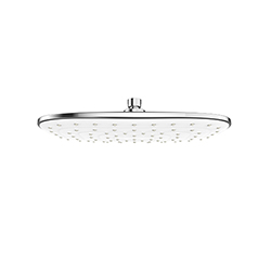 #POMME DE DOUCHE 190X240 BLANC ET CHROME