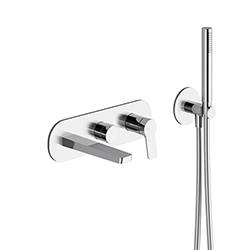BAIN DOUCHE MURAL ELEVATION 2 SORTIES CHROME 