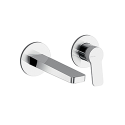 LAVABO MURAL ELEVATION LARGE AVEC BEC DE 180 MM ET VIDAGE UP&DOWN®