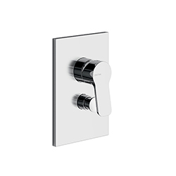 FACADE DE DOUCHE ELEVATION 2 SORTIES CHROME