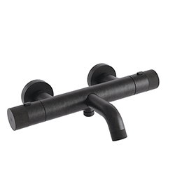 MITIGEUR THERMOSTATIQUE BAIN DOUCHE EAST SIDE CHROME NOIR BROSSE