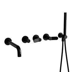BAIN/DOUCHE EAST SIDE ENCASTRE 2 SORTIES BLACKMAT***FIN