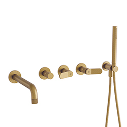 BAIN/DOUCHE EAST SIDE ENCASTRE 2 SORTIES OR BROSSE***FIN