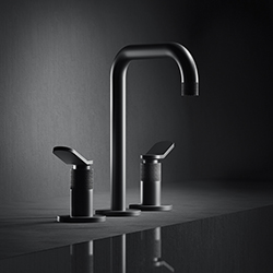 MELANGEUR LAVABO EAST SIDE 3 TROUS + VIDAGE BLACKMAT