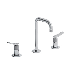 MELANGEUR LAVABO EAST SIDE 3 TROUS + VIDAGE CHROME