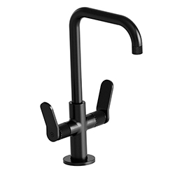 MELANGEUR LAVABO EAST SIDE MONOTROU + VIDAGE BLACKMAT***FIN