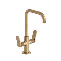 MELANGEUR LAVABO EAST SIDE MONOTROU + VIDAGE OR BROSSE***FIN