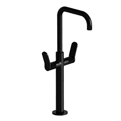 MELANGEUR LAVABO EAST SIDE TALL AVEC VIDAGE BLACKMAT***FIN