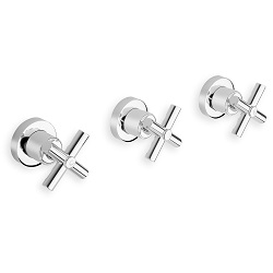 DOUCHE EXECUTIVE ENCASTRE MELANGEUR 2 SORTIES CHROME