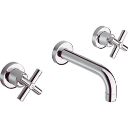 LAVABO EXECUTIVE MURAL 3 TROUS SPECIAL CHROME + VIDAGE UP&DOWN®