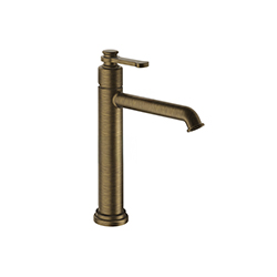 MITIGEUR LAVABO LARGE AVEC VIDAGE UP&DOWN® BRONZE MAT