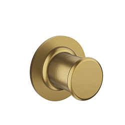 INVERSEUR  ENCASTRE COMPLET 2 SORTIES OR BROSSE 