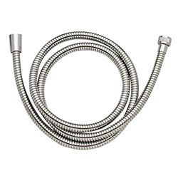 FLEXIBLE ANTITORSION NF DOUBLE AGRAFAGE LAITON FF1/2" 200 CM CHROME