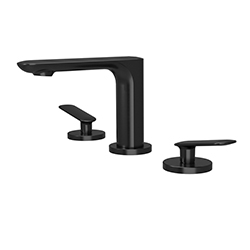 LAVABO MELANGEUR 3 TROUS FOIL CHROME NOIR BROSSE