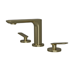 LAVABO MELANGEUR 3 TROUS FOIL OR BROSSE