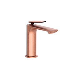 MITIGEUR LAVABO REGULAR AVEC VIDAGE UP&DOWN® OR ROSE BROSSÉ