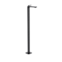 MITIGEUR LAVABO MONOCOLONNE AVEC VIDAGE UP&DOWN® CHROMÉ NOIR BROSSÉ