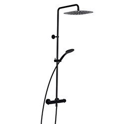 COLONNE DE DOUCHE THERMOSTATIQUE COMPLÈTE BLACKMAT