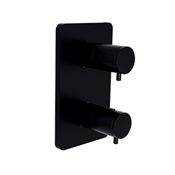 FACADE EXTERNE FOIL LAITON 2 SORTIES BLACKMAT
