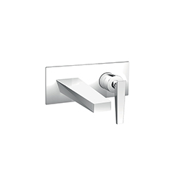 FAÇADE MITIGEUR LAVABO ENCASTRÉ AVEC PLAQUE BEC DE 