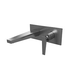 FAÇADE MITIGEUR LAVABO ENCASTRÉ AVEC PLAQUE BEC DE 