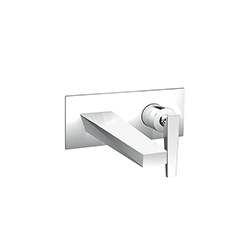 FAÇADE MITIGEUR LAVABO ENCASTRÉ AVEC PLAQUE BEC DE 