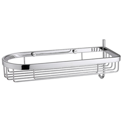 PORTE SAVON GRAND HOTEL PANIER ANGLE OU MURAL 27 CM/11 CM CHROME