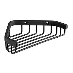 PORTE SAVON GRAND HOTEL PANIER D'ANGLE 17 CM NOIR