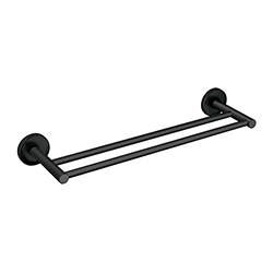 PORTE SERVIETTE GRAND HOTEL DOUBLE 60 CM NOIR