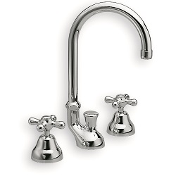 LAVABO MELANGEUR IMPERO 3 TROUS CHROME VIDAGE TIRETTE