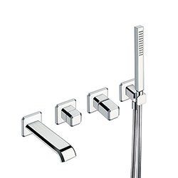 #FACADE MITIGEUR ENCASTRE BAIN DOUCHE ITALY POIGNEE MARQUINIA