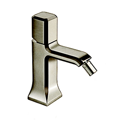 #MITIGEUR BIDET ITALY POIGNEE METAL BROSSE AV/VIDAGE UP& DOWN