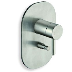 MITIGEUR IX INOX 316 DOUCHE ENCASTRE 2 SORTIES