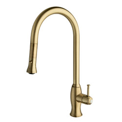 EVIER RETRO CANOVA AVEC DOUCHETTE BI-JETS VIEUX BRONZE