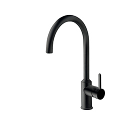 EVIER MITIGEUR PREMIUM BEC HAUT NOIR