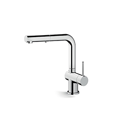 MITIGEUR D'ÉVIER MONOTROU AVEC DOUCHETTE EXTRACTIBLE