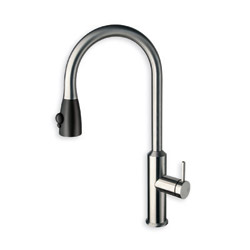 EVIER PREMIUM ALTO AVEC DOUCHETTE BI-JETS 100% INOX