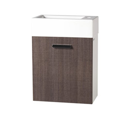 #MEUBLE LAVE MAINS HOX MINI 25/45/60 CM BRUN STRUCTURE OUVERTUR***fin