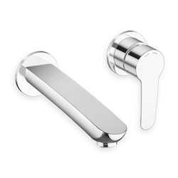 LAVABO MURAL NEW DAY AVEC COLLECTEUR CHROME