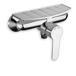 DOUCHE NEW DAY NF C 2 AVEC PORTE SAVON CHROME 