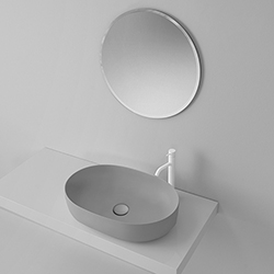 LAVABO A POSER NOLITA 60X40 SANS TROU GRIGGIO MAT