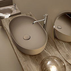 LAVABO A POSER NOLITA 60X40 SANS TROU NOCCIOLA