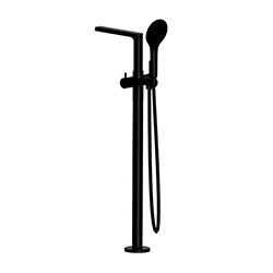 BAIN DOUCHE OMEGA MONOCOLONNE SUR PIED SANS MECANISME BLACKMAT 