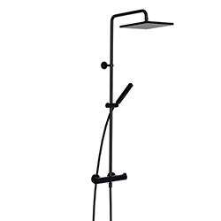 COLONNE DE DOUCHE OMEGA THERMOSTATIQUE COMPLETE BLACKMAT 