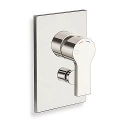 $ FACADE DOUCHE OMEGA 2 SORTIES ABS CHROME COMPLET