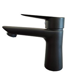 MITIGEUR LAVABO OPEN LARGE C1 VIDAGE METALLO PLASTIQUE BLACK MAT