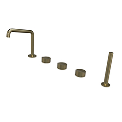 BAIN DOUCHE SUR GORGE COMPLET PIEGA OR BROSSE