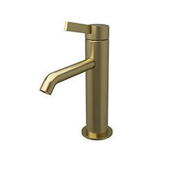 LAVABO MITIGEUR REGULAR AVEC U&D OR BROSSE PVD